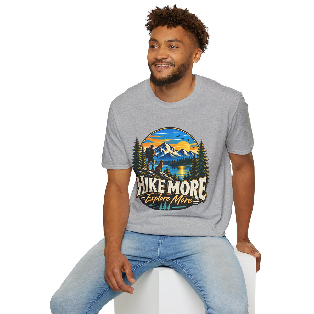 Hike More Explore More Mountain Adventure T-Shirt