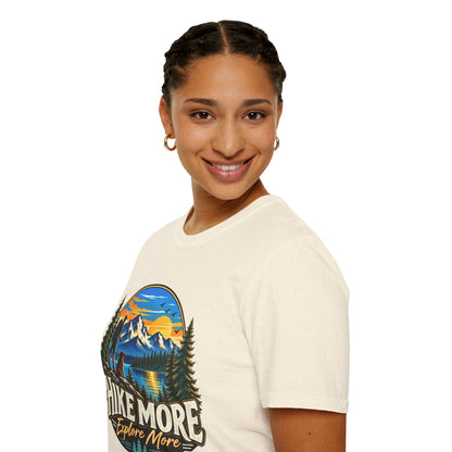 Hike More Explore More Mountain Adventure T-Shirt