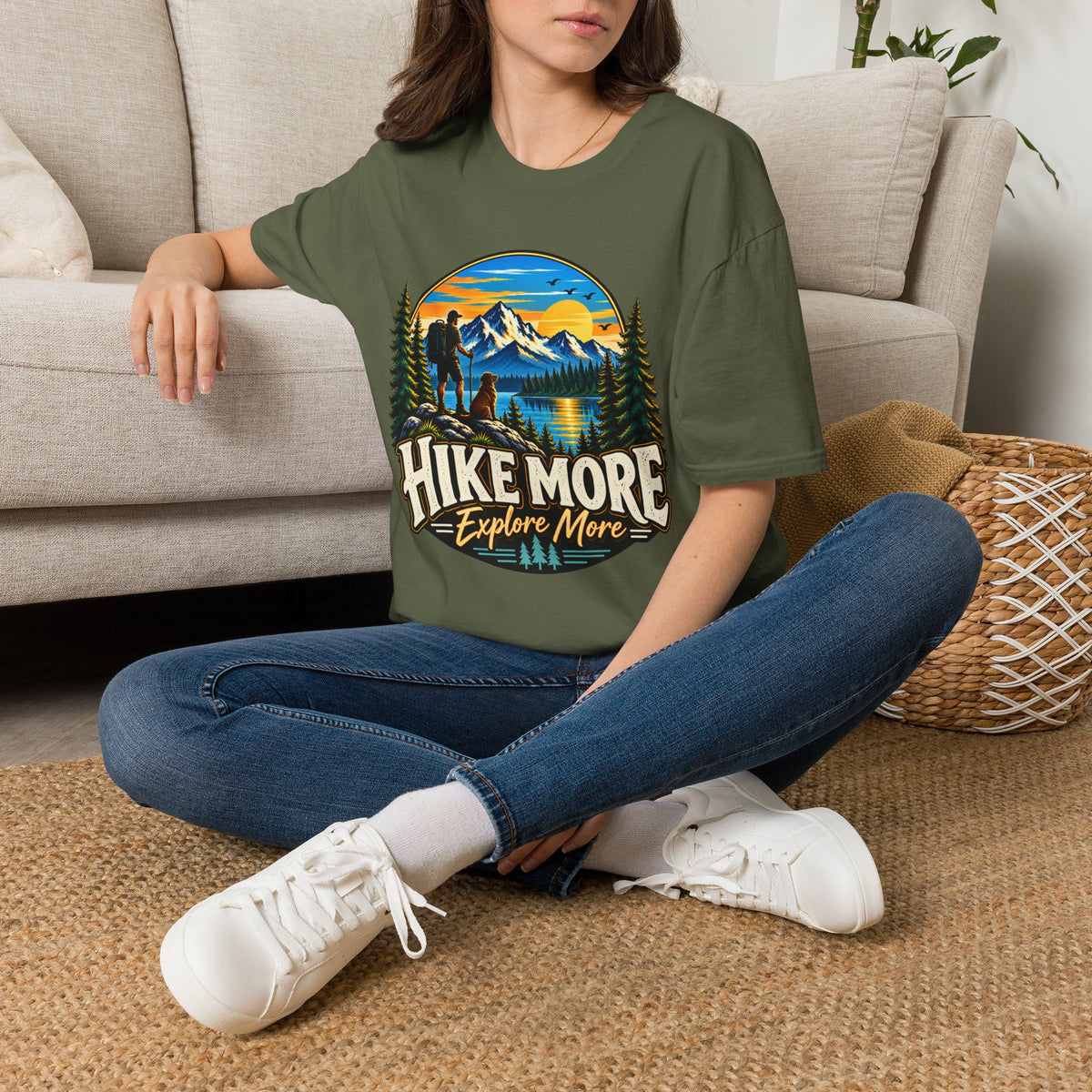 Hike More Explore More Mountain Adventure T-Shirt