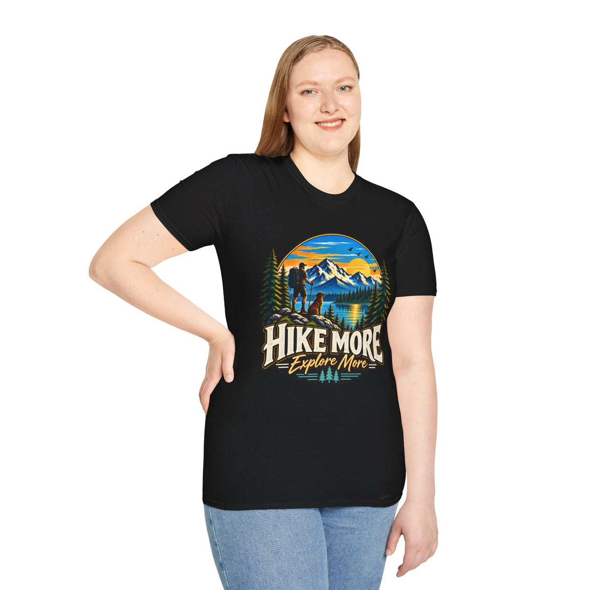 Hike More Explore More Mountain Adventure T-Shirt