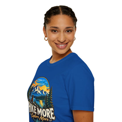 Hike More Explore More Mountain Adventure T-Shirt