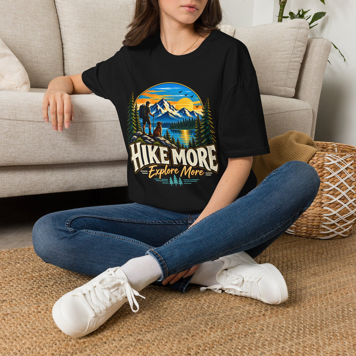 Hike More Explore More Mountain Adventure T-Shirt