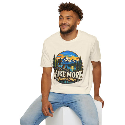 Hike More Explore More Mountain Adventure T-Shirt