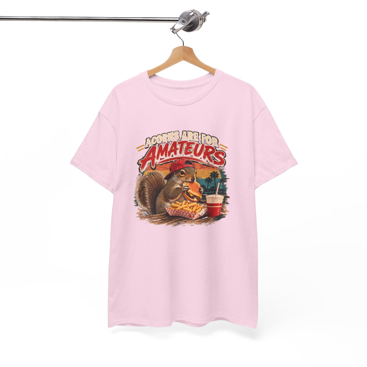 Squirrel T-Shirt "Acorns Are For Amateurs" — Funny Nature Graphic Tee